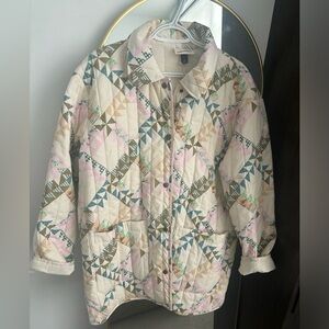 Universal thread quilted jacket